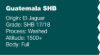 Guatemala SHB El Jaguar 250g Filtre Kahve (Haftalık Kavrum) resmi