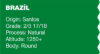 Brazil Santos 250g Filtre Kahve (Haftalık Kavrum) resmi